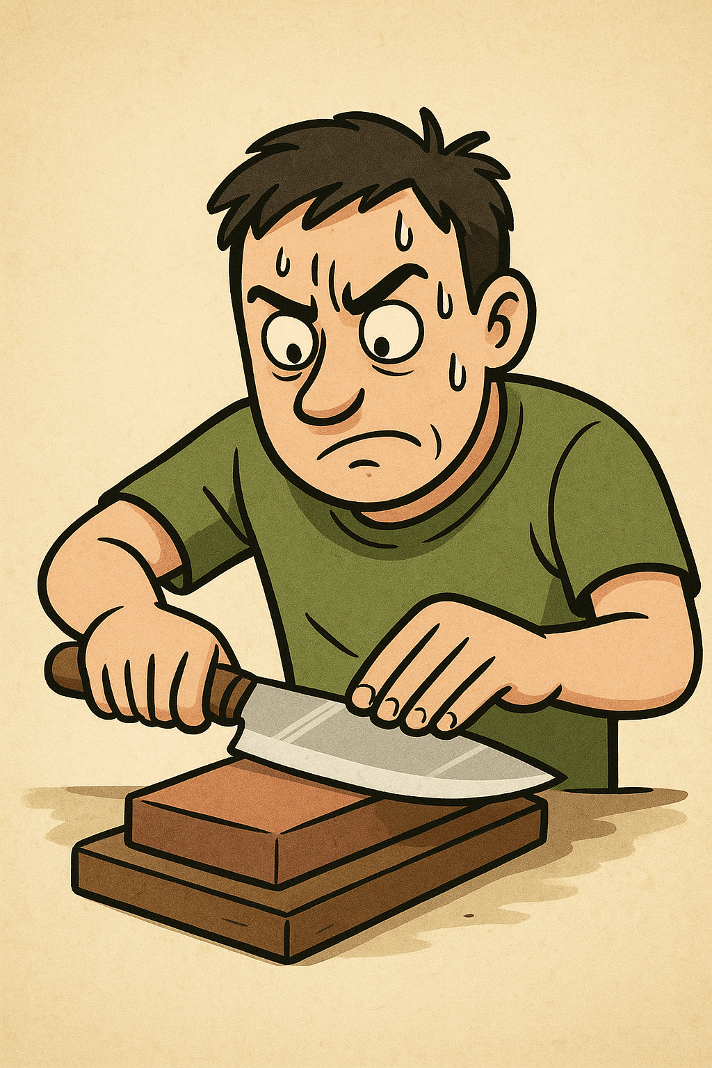 10 tecken på att du slipar din kniv fel