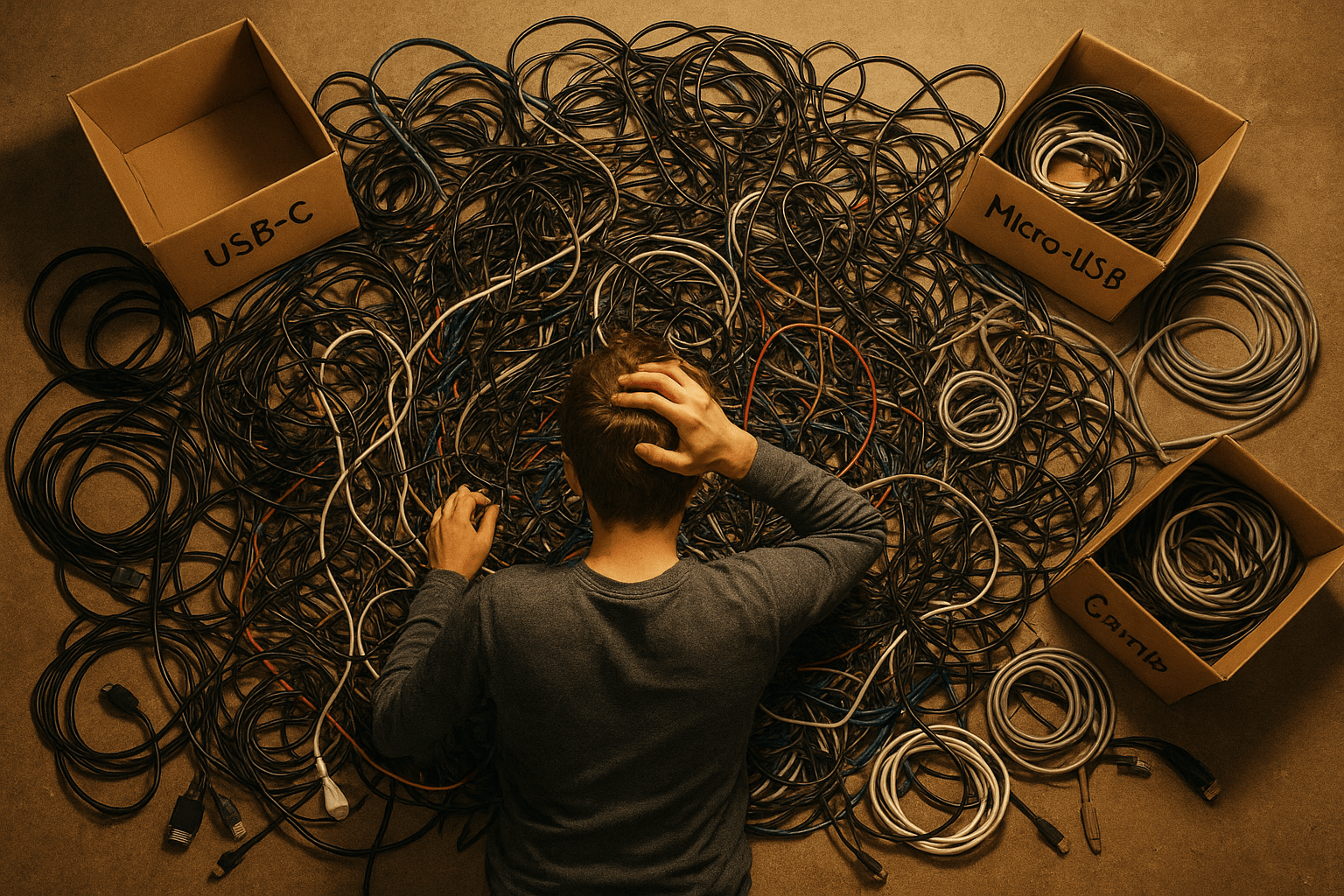 Kabelförrådet: En kärlekshistoria om att inte kunna släppa taget